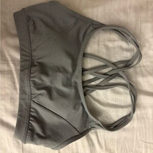 Athleta gray Sports Bra
